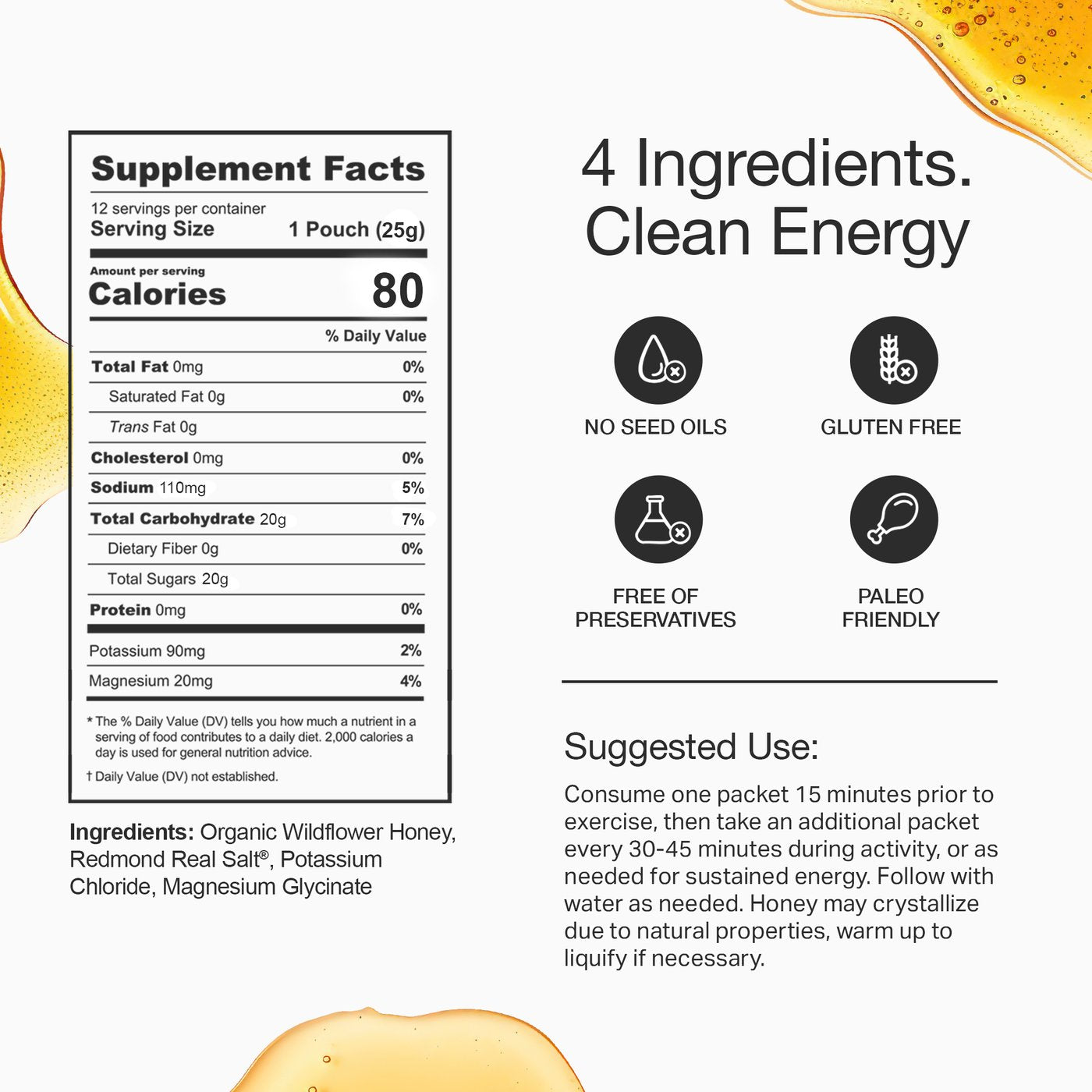 Classic Energy Honey nutrition - HNY+